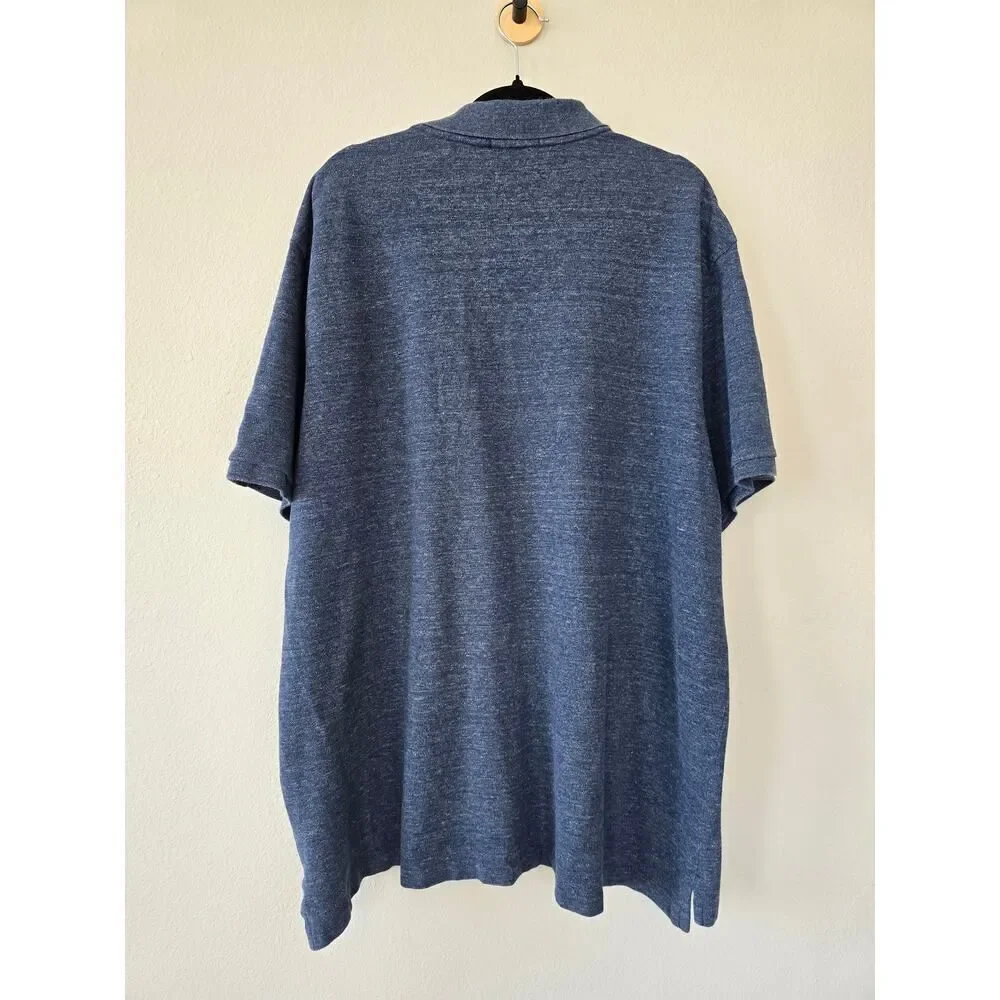 Polo Ralph Lauren Men’s Polo Shirt XXL Classic Fit Navy Blue Cotton Casual